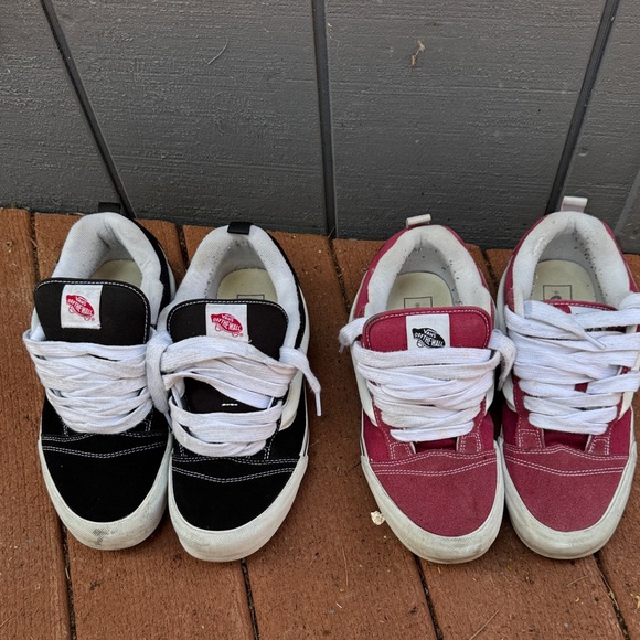 Vans Kids Sneakers - Black and Red - Picture 1 of 3